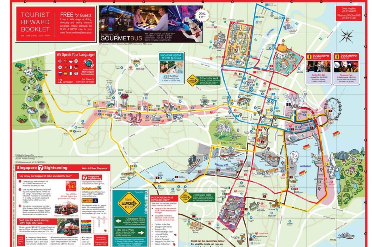 vanha Quebec City walking tour kartta